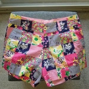 Lilly Pulitzer, Aint No Lady, Patch Callahan shorts. Size 2